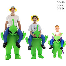 Φουσκωτή στολή πάρτι "Alien" για παιδιά και ενήλικες - DD506/470/1 - Sellzone.bg Φουσκωτή στολή πάρτι "Alien" για παιδιά και ενήλικες - DD506/470/1